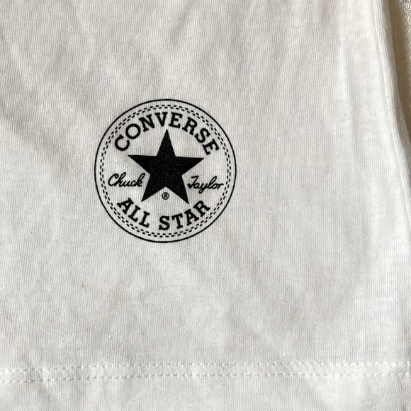 Chuck Taylor Converse All Star white long t-shirt - Picture 4 of 8